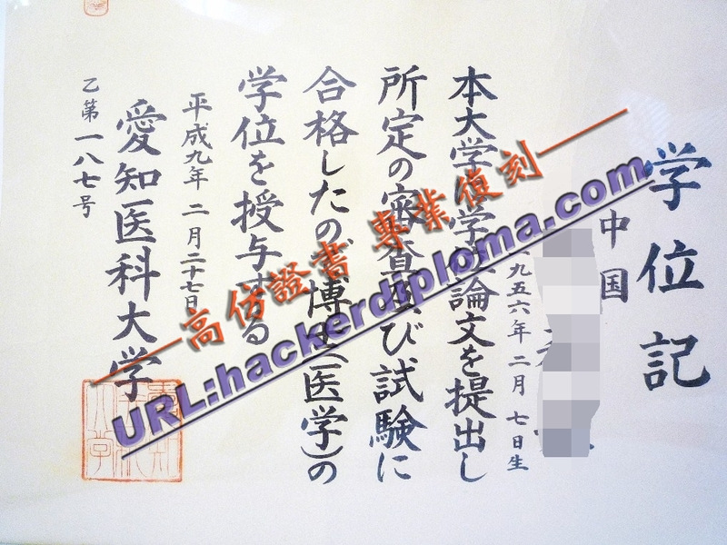 仿真爱知医科大学文凭：助力你的医学之路