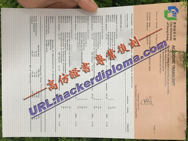 香港城市大学毕业证定制原版 | 选择最适合你的毕业纪念