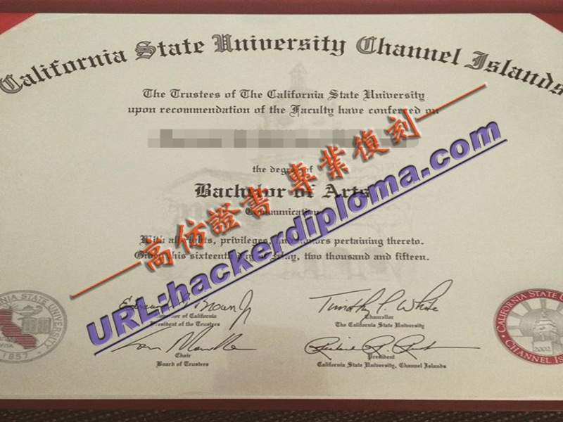 加利福尼亚州立大学海峡群岛分校毕业证 | 一比一原版详解