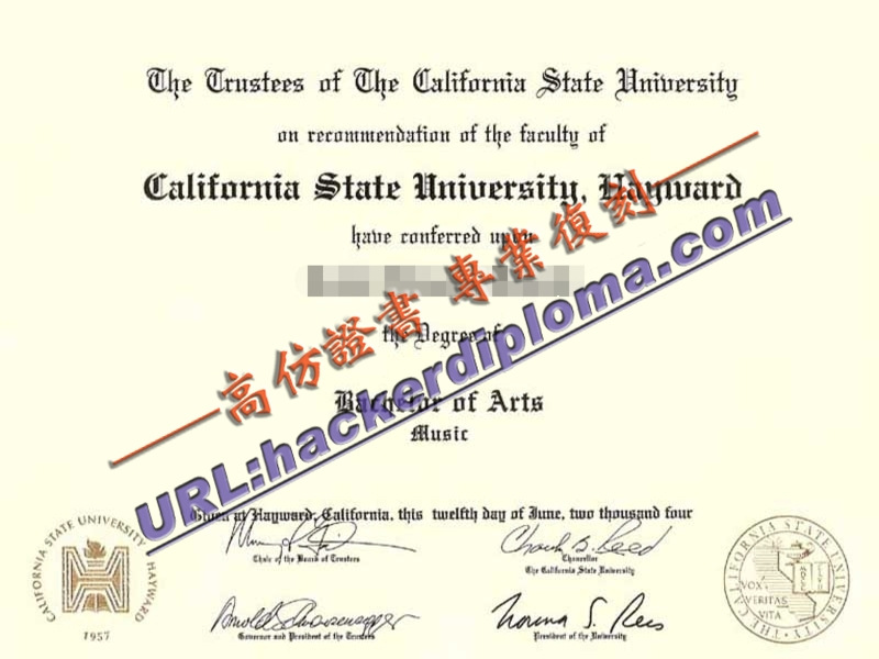 【详解】加州州立大学海沃德分校文凭原版:如何辨别真伪