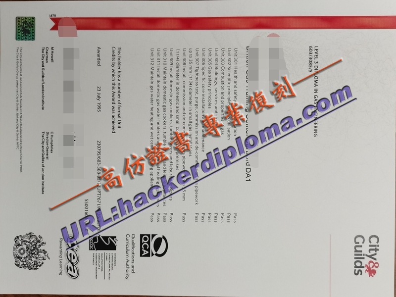 详解：如何获得「一比一原版英国天然气工程师证书」