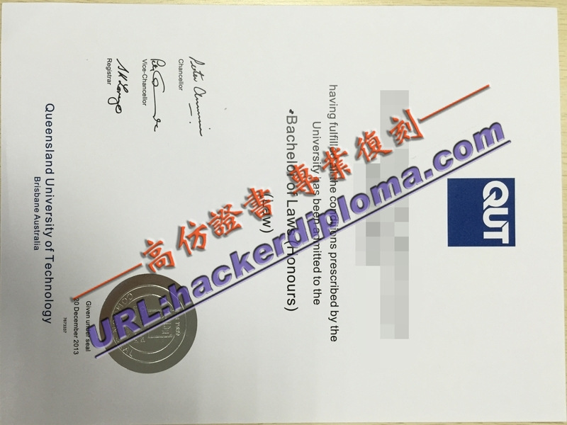 《如何仿制昆士兰科技大学的毕业证书：揭秘仿真过程》