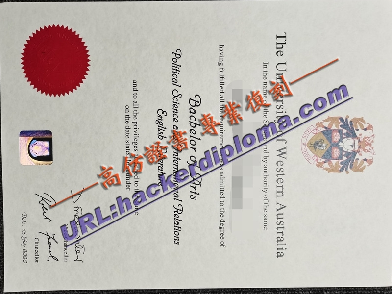 🎓【订制西澳大学毕业证】:专属您的学术荣耀