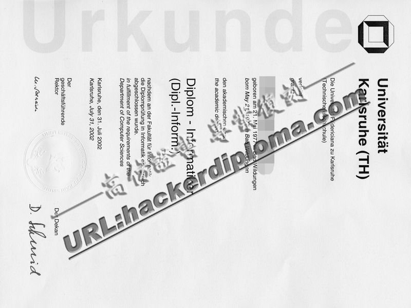 在线制作卡尔斯鲁厄大学毕业证：轻松获取你的毕业荣耀