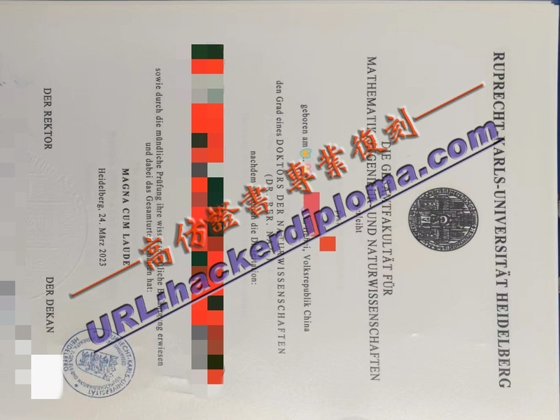 在线办理德国海德堡大学文凭：轻松获取国际学历认证
