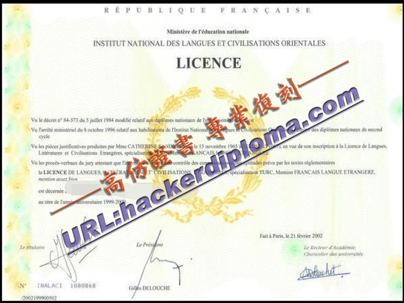 巴黎东方语言文化学院文凭：如何轻松买到？