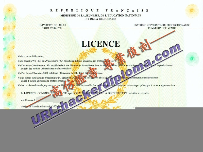 里尔二大贸易与销售职业导向学院毕业证书定制：让你的成就更加闪耀